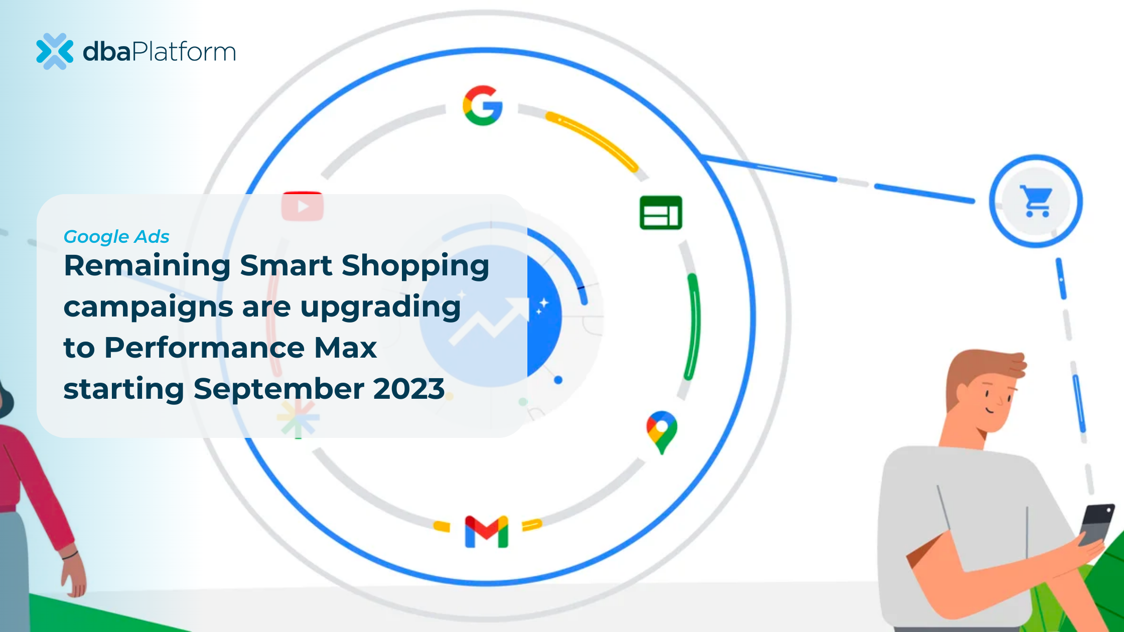 Remaining Smart Shopping campaigns are upgrading to Performance Max starting September 2023