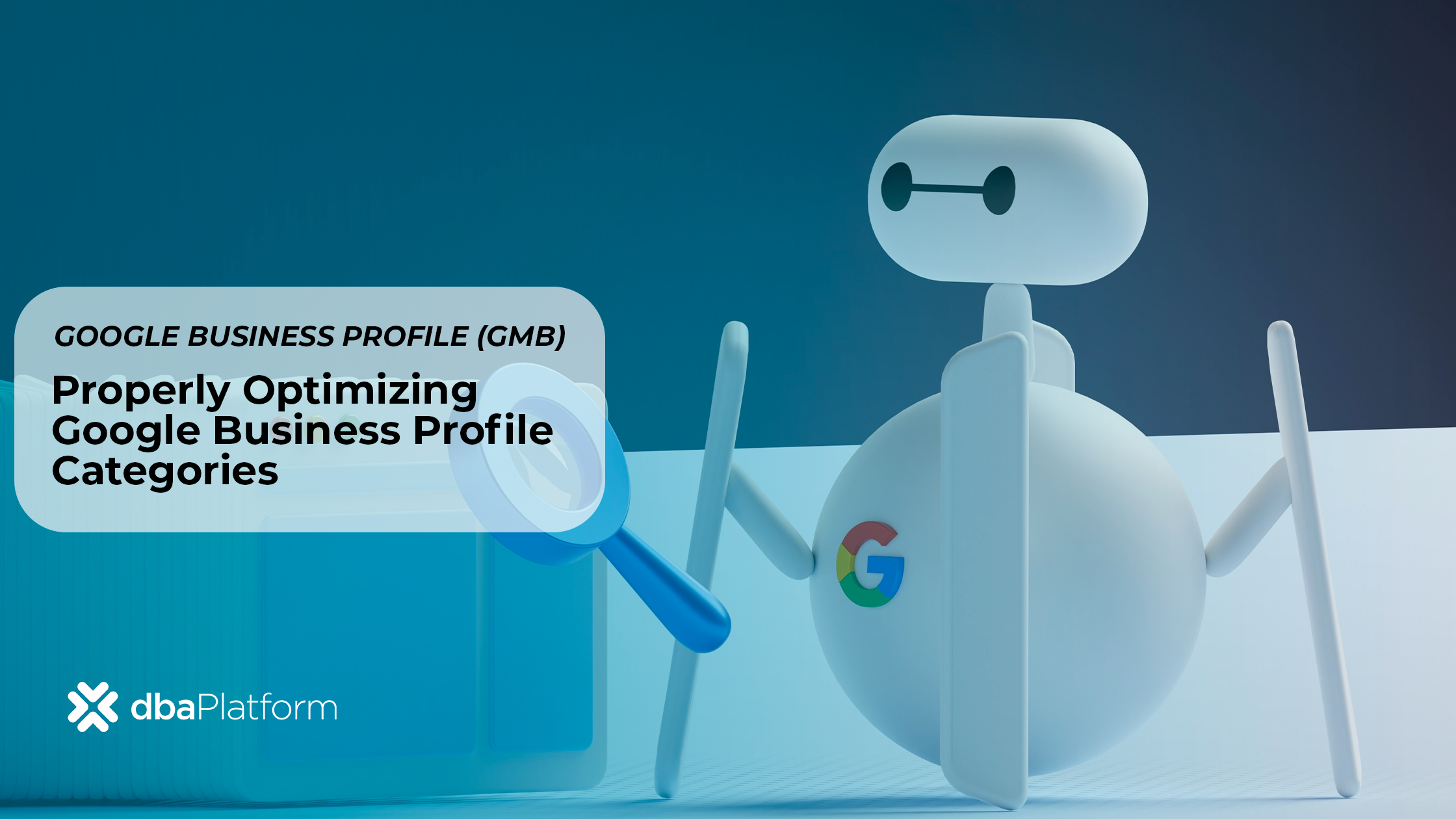 Optimize your local listing Google Profile categories with dbaPlatform